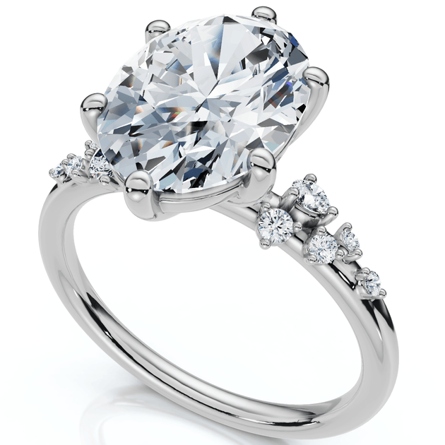 Pompeii3 Doris Diamond Engagement Ring 14k Gold US 5 5