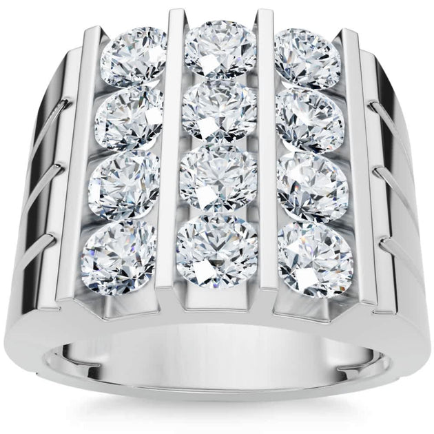 Pompeii3 Diamond Wedding Band Gold 8.5 4