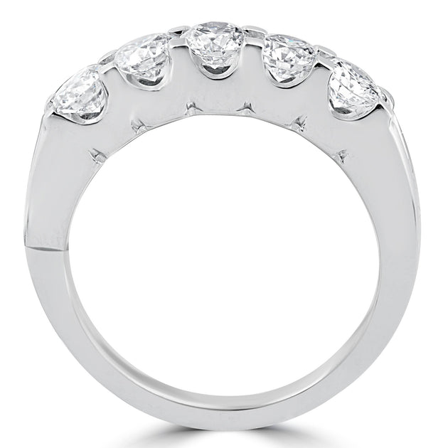Pompeii3 Diamond Wedding Ring White Gold US 7.5 4