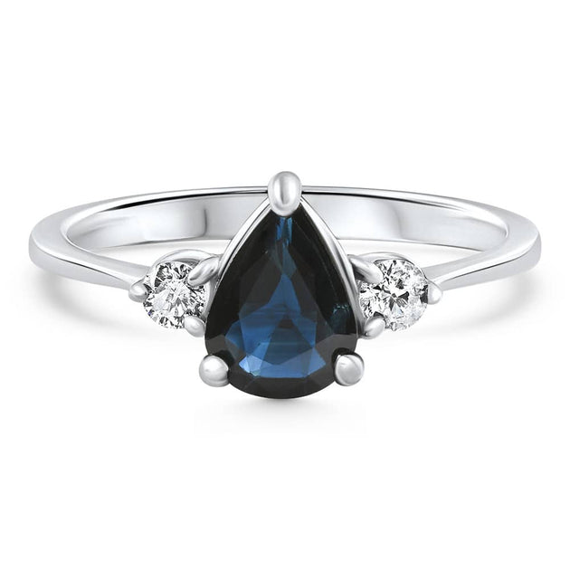 Pompeii3 Sapphire Diamond Ring Blue US 7 2