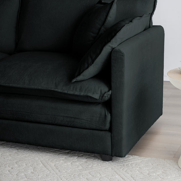 Streamdale Chenille Ottoman 4