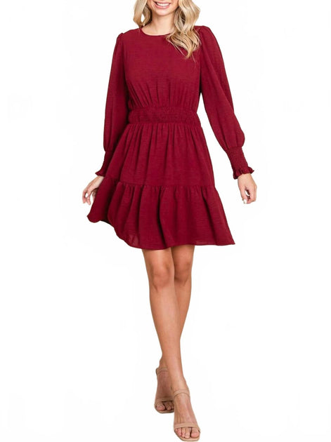 GLAM Gabbie Dress Red Small 2