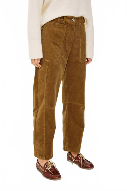 Rails Lunar Relaxed Straight-Leg Pant Brown US 8 4