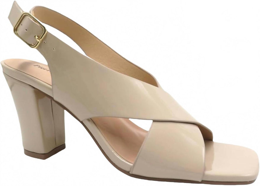 Pierre Dumas Ariana-8 Slingback Heel Beige US 6 2