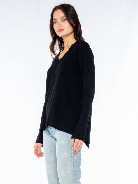 WILT Clothing Shrunken Boyfriend Top Black XSmall 4