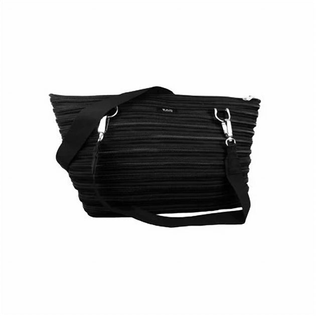 BAM Bags Flat Bottom Tote Bag Black One Size 2