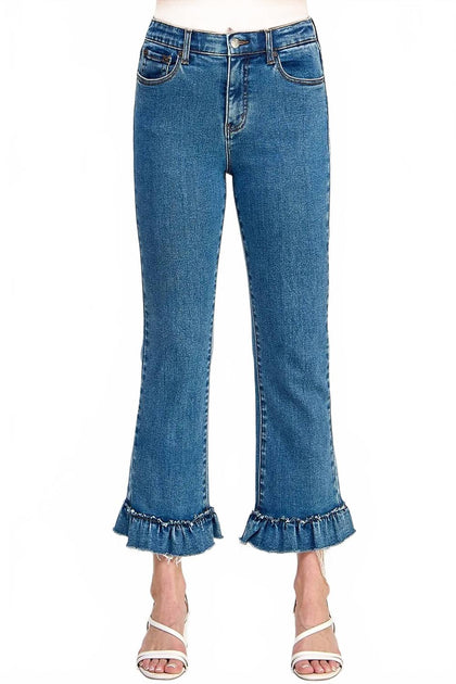 Special A Kick Flare Jeans Blue 27 3