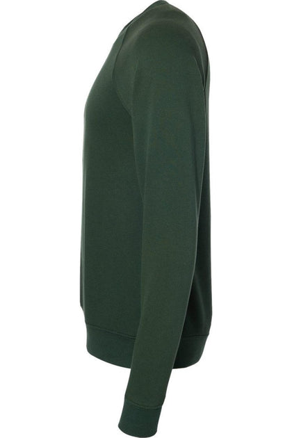 BELLA + CANVAS Sponge Fleece Raglan Crewneck Sweatshirt Green Large 4