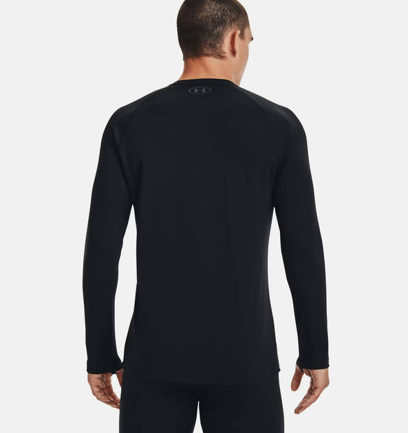 Under Armour Base 3.0 Crew Top Black Small 3