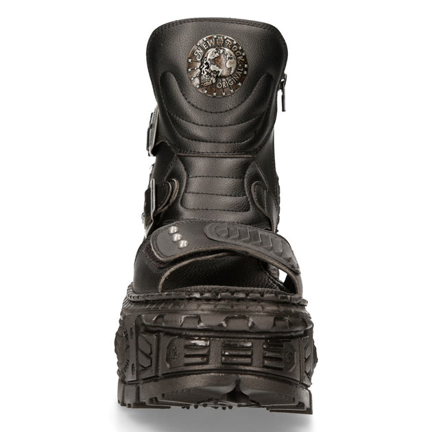 New Rock BIOS106-V3 Platform Sandal Black EU 45 4