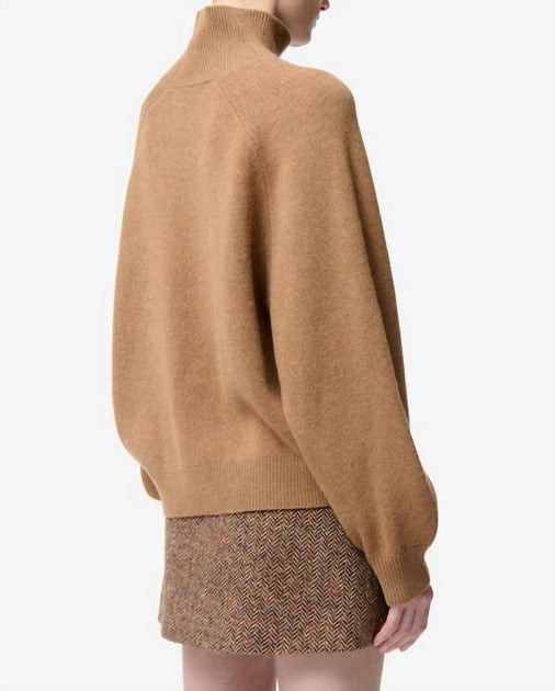 Vanessa Bruno Frene Turtleneck Sweater Brown US 0 4
