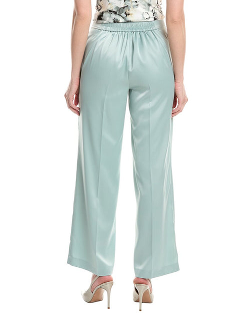 Anne Klein Pull On Wide Leg Pant Blue Medium 3
