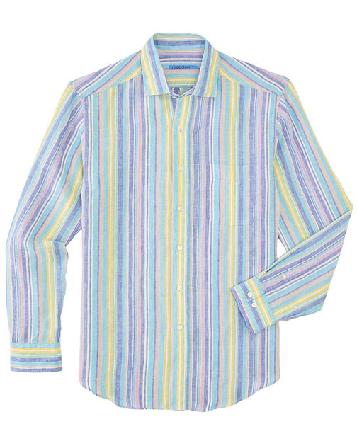J.McLaughlin Gramercy Linen Shirt White Medium 2