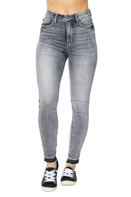 Judy Blue High Rise Control Top Skinny Jeans Grey US 18W 2
