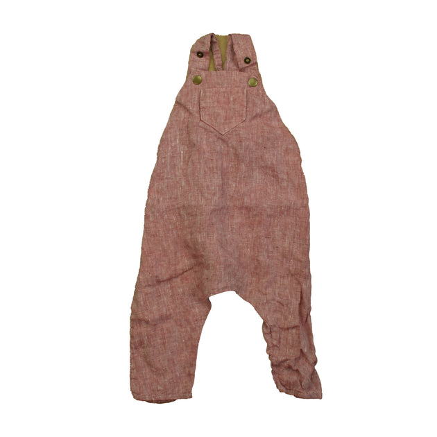 Beya Made Overalls Red 6-12 Months 2