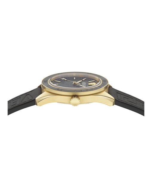 Versace V-Dome Watch Gold Black 3