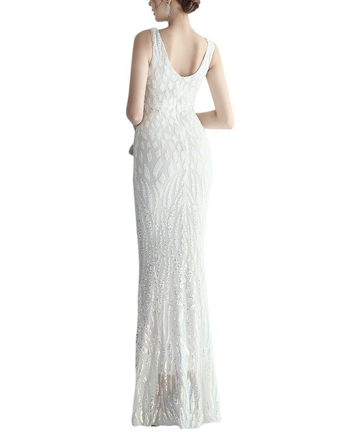 Robe Longue KALINNU Argent US 10 3