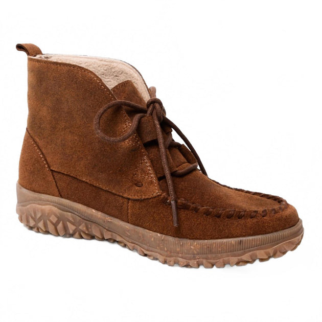 Minnetonka Tealey Ankle Boot Brown 8 2