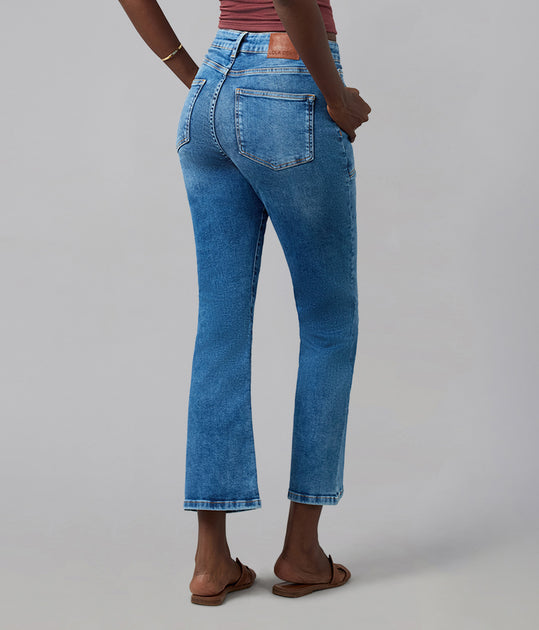 Lola Denim Billie High Rise Bootcut Jeans Blue 36 4