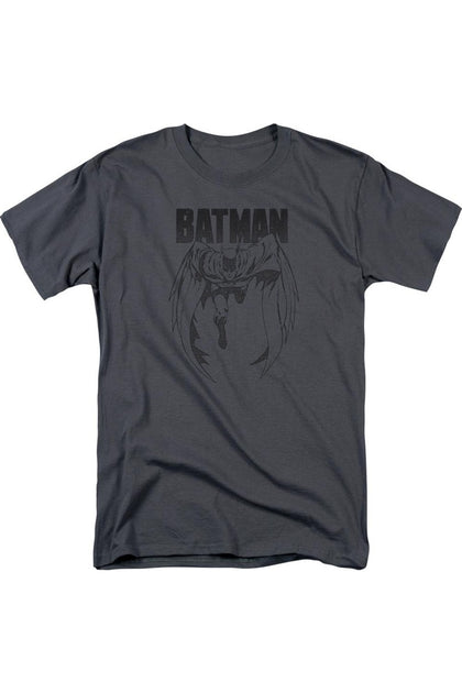 Gildan Batman Grey Noise T-shirt Manches Courtes Noir Large 2