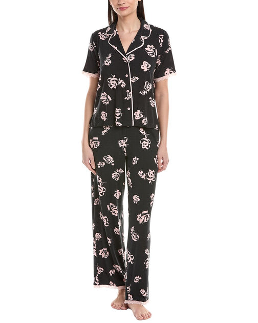 Sanctuary Notch Top and Pant Set Black XS 2