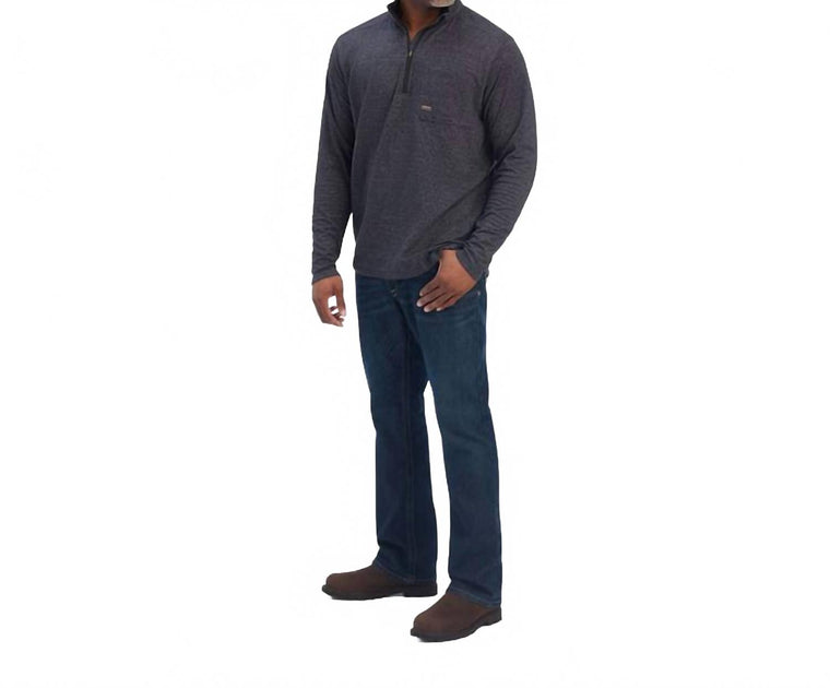 Ariat Rebar Foundation 1/4-Zip Shirt Grey Small 2
