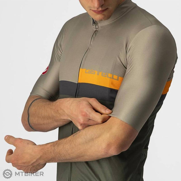 Castelli A Blocco Cycling Jersey Green Medium 3