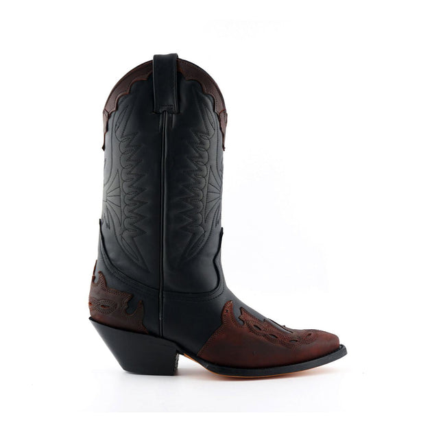 Grinders Arizona Cowboy Boots Black/Burgundy EU 45 2