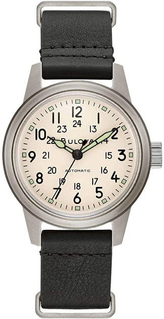 Bulova Hack Automatic Mens Watch Silver 4