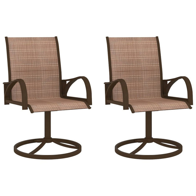 vidaXL 312278 Swivel Chair Brown 2