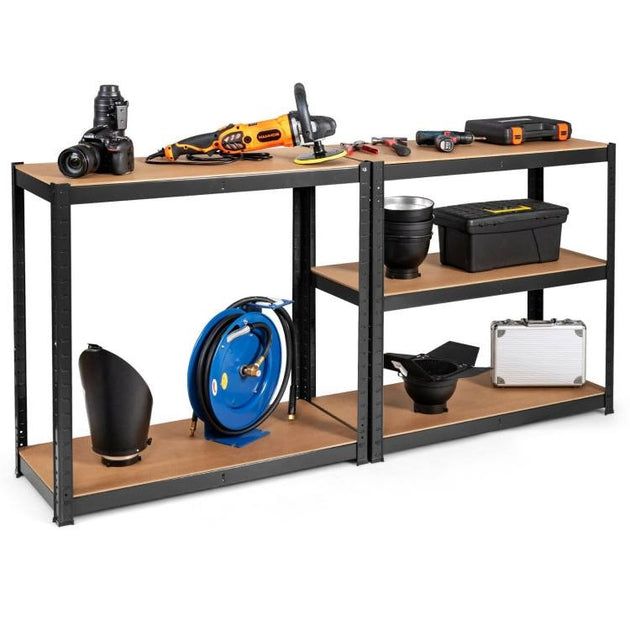 Hivvago 5 Tier Shelving Unit Black 3