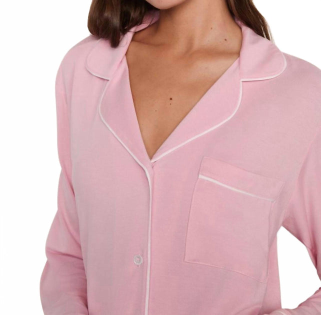 Ensemble Pyjama Long Eberjey Gisele Tencel Modal 3