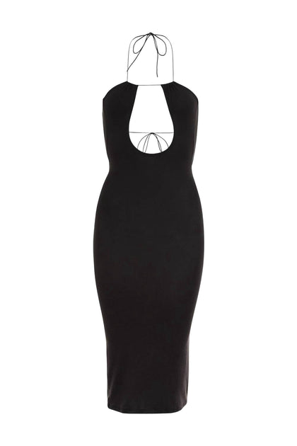 dvf amelia halter dress Gergana Ivanova - Black - Black summer white