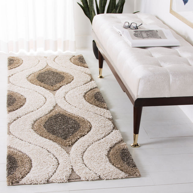 Safavieh Florida Shag Area Rug Cream 3