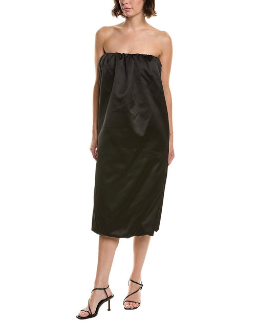 KHAITE Midikleid Schwarz US 2 2