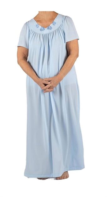 Shadowline 32280 Nightgown Silver 3X 2