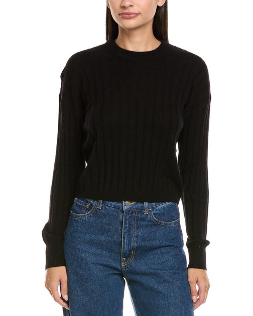 Pull en Mélange Laine et Cachemire NAADAM Noir Medium 2