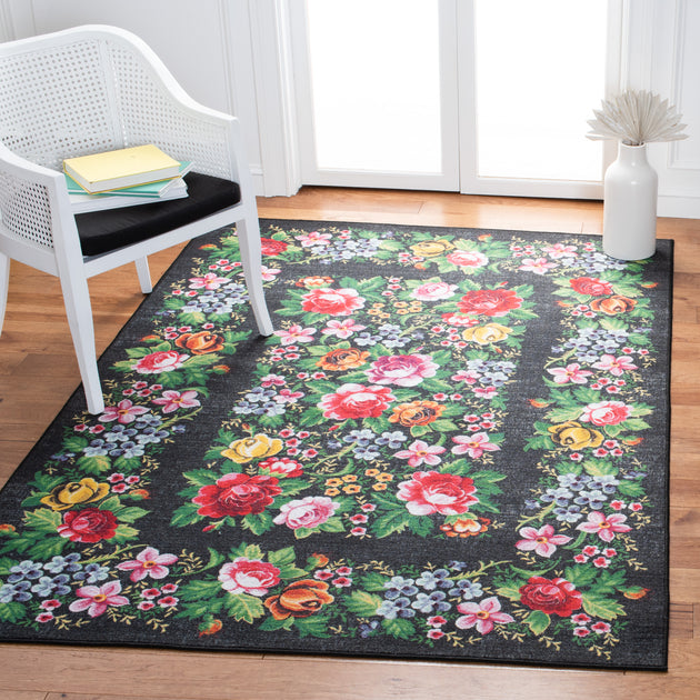 Safavieh JNY154 Area Rug Charcoal/Green 2
