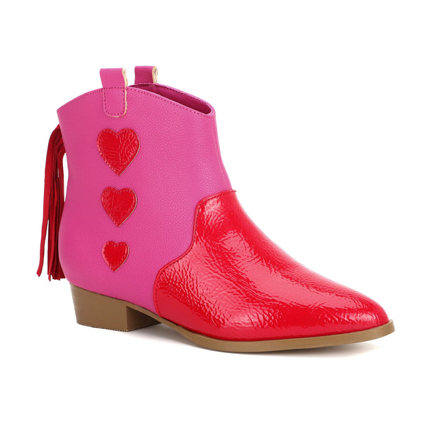 Yosi Samra Miss Dallas Western Boot Red US 7 4