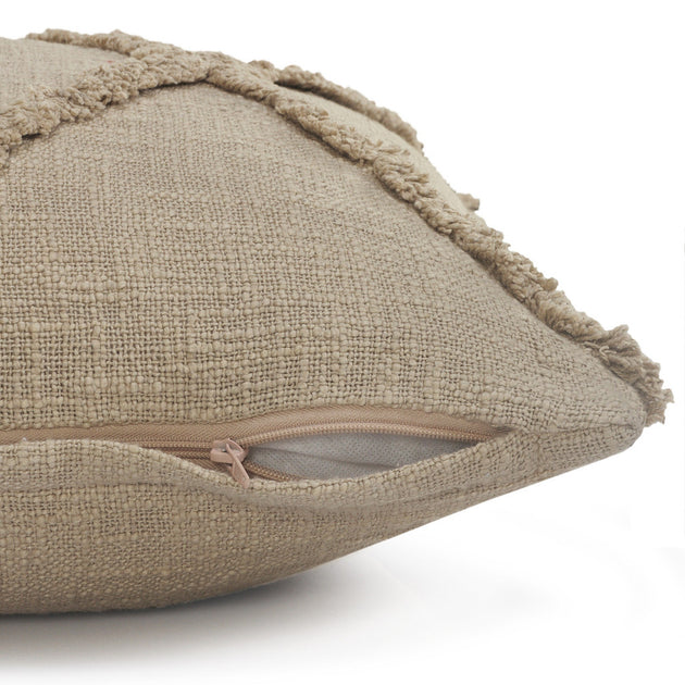 Hivvago Throw Pillow Taupe Brown 20x20 2