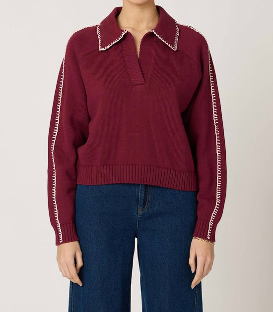 Cleobella Elly Sweater Red XL 3
