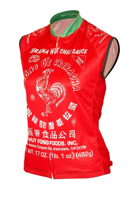It's In My Heart Sleeveless Cycling Jersey Red XXLarge 2