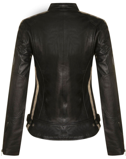 Infinity Eastleigh Womens Biker Jacket Black 5XLarge 4