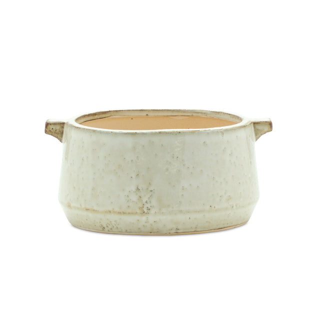 Hivvago Round Pot Planter Gray 6-inch 2