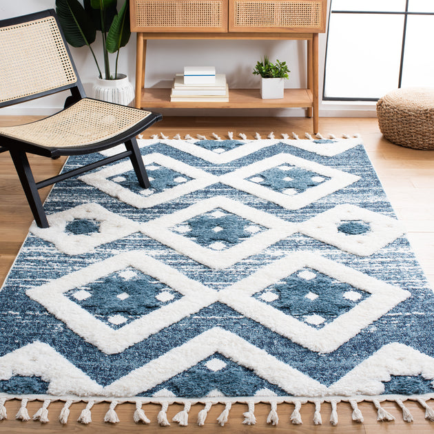 Safavieh MTS664 Area Rug Blue/Ivory 2