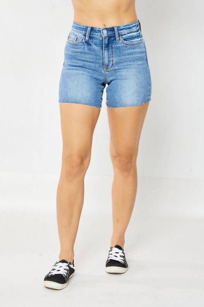 Judy Blue High Waist Shorts Blue 3X 3