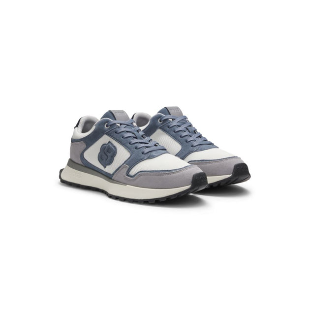 Boss Double B Monogram Trainers Grey US 9 2