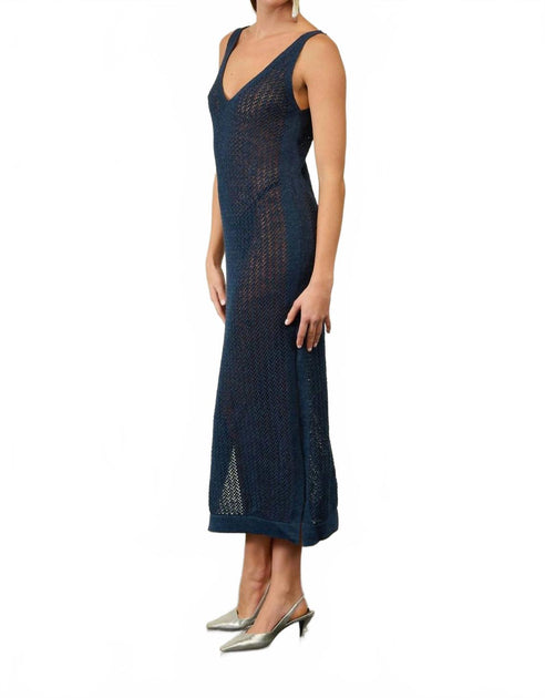 Cesar Casier Calvi Maxi Dress Blue XS 2