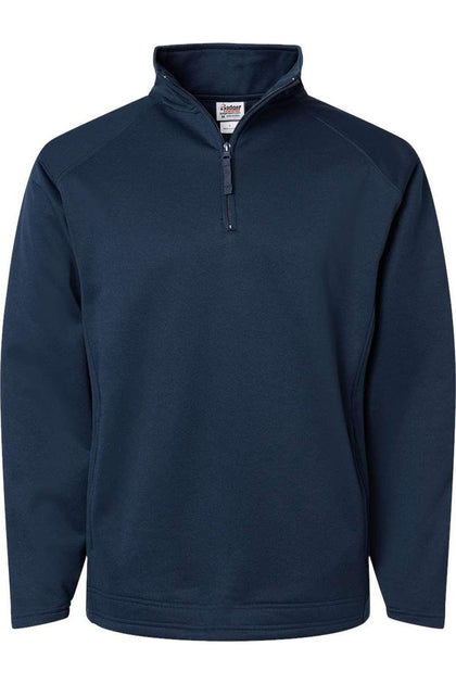 Badger Performance Fleece Quarter-Zip Pullover Blue Medium 2