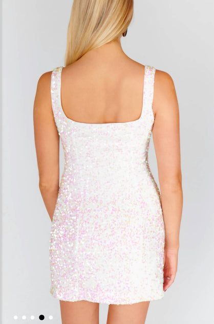 Show Me Your Mumu Lets Go Mini Dress White Small 3